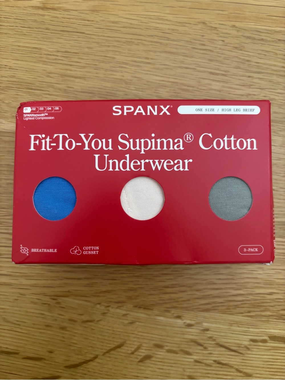 SPANX Fit-To-You Supima Cotton Underwear 3-Pack